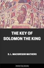 cover page for the Global Grey edition of The Key of Solomon the King by S. L. MacGregor Mathers