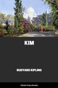 cover page for the Global Grey edition of Kim by Rudyard Kipling