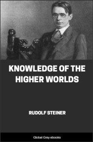 cover page for the Global Grey edition of Knowledge of the Higher Worlds by Rudolf Steiner