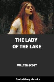 cover page for the Global Grey edition of The Lady of the Lake by Walter Scott