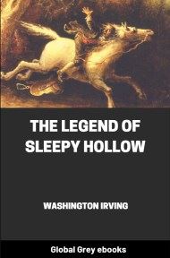 cover page for the Global Grey edition of The Legend of Sleepy Hollow by Washington Irving