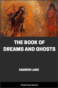 cover page for the Global Grey edition of The Book of Dreams and Ghosts by Andrew Lang