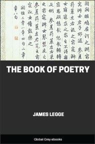 cover page for the Global Grey edition of The Book Of Poetry by James Legge