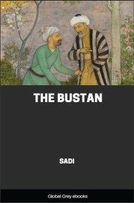 cover page for the Global Grey edition of The Bustan by Sadi