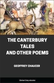 cover page for the Global Grey edition of The Canterbury Tales and Other Poems by Geoffrey Chaucer