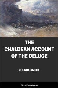 cover page for the Global Grey edition of The Chaldean Account of the Deluge by George Smith