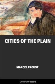 cover page for the Global Grey edition of Cities of the Plain by Marcel Proust