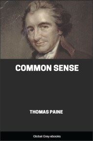 Common Sense, by Thomas Paine - click to see full size image