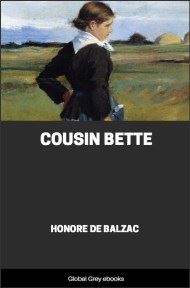cover page for the Global Grey edition of Cousin Bette by Honore de Balzac