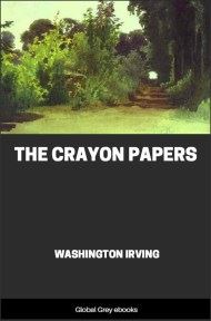 cover page for the Global Grey edition of The Crayon Papers by Washington Irving