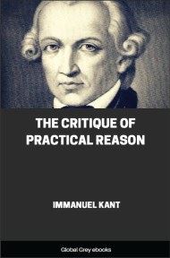 cover page for the Global Grey edition of The Critique of Practical Reason by Immanuel Kant