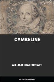 cover page for the Global Grey edition of Cymbeline by William Shakespeare