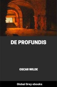 cover page for the Global Grey edition of De Profundis by Oscar Wilde