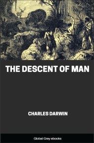 cover page for the Global Grey edition of The Descent of Man by Charles Darwin