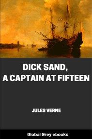 cover page for the Global Grey edition of Dick Sand, A Captain at Fifteen by Jules Verne