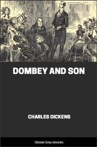 cover page for the Global Grey edition of Dombey and Son By Charles Dickens