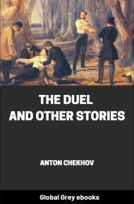 cover page for the Global Grey edition of The Duel and Other Stories by Anton Chekhov