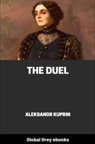 cover page for the Global Grey edition of The Duel by Aleksandr Kuprin