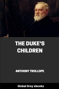 cover page for the Global Grey edition of The Duke's Children by Anthony Trollope