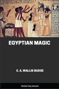 cover page for the Global Grey edition of Egyptian Magic by E. A. Wallis Budge