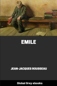 cover page for the Global Grey edition of Emile by Jean-Jacques Rousseau