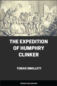 cover page for the Global Grey edition of The Expedition of Humphry Clinker by Tobias Smollett