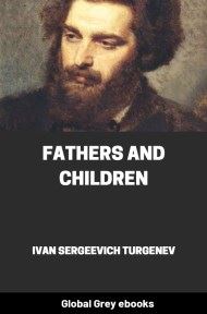 cover page for the Global Grey edition of Fathers and Children by Ivan Turgenev