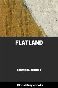 cover page for the Global Grey edition of Flatland by Edwin A. Abbott