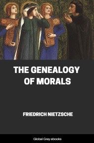 cover page for the Global Grey edition of The Genealogy of Morals by Friedrich Nietzsche