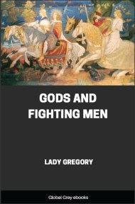 cover page for the Global Grey edition of Gods and Fighting Men by Lady Gregory