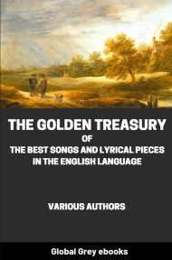 cover page for the Global Grey edition of The Golden Treasury by Various Authors