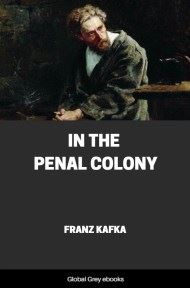 cover page for the Global Grey edition of In the Penal Colony by Franz Kafka