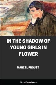 cover page for the Global Grey edition of In the Shadow of Young Girls in Flower by Marcel Proust