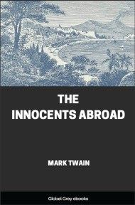 cover page for the Global Grey edition of The Innocents Abroad by Mark Twain