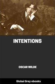 cover page for the Global Grey edition of Intentions by Oscar Wilde