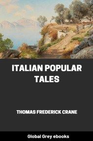 cover page for the Global Grey edition of Italian Popular Tales by Thomas Frederick Crane