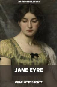 cover page for the Global Grey edition of Jane Eyre by Charlotte Brontë