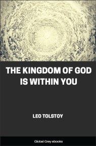 cover page for the Global Grey edition of The Kingdom of God is Within You by Leo Tolstoy