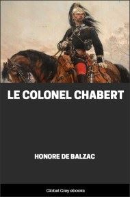 cover page for the Global Grey edition of Le Colonel Chabert by Honore de Balzac