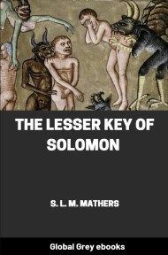 cover page for the Global Grey edition of The Lesser Key of Solomon by Samuel Liddell MacGregor Mathers