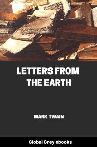 cover page for the Global Grey edition of Letters from the Earth by Mark Twain