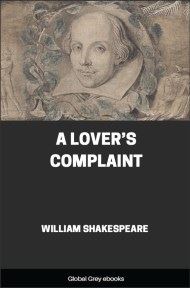 cover page for the Global Grey edition of A Lover’s Complaint by William Shakespeare