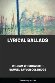 Lyrical Ballads, by William Wordsworth and Samuel Taylor Coleridge - click to see full size image