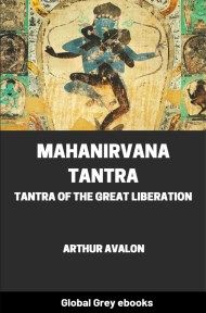 cover page for the Global Grey edition of Mahanirvana Tantra by Arthur Avalon