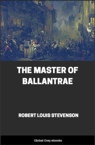 cover page for the Global Grey edition of The Master of Ballantrae by Robert Louis Stevenson