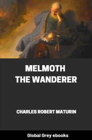 cover page for the Global Grey edition of Melmoth the Wanderer by Charles Robert Maturin