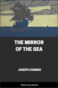 cover page for the Global Grey edition of The Mirror of the Sea by Joseph Conrad