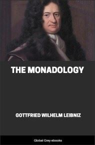 cover page for the Global Grey edition of The Monadology by Gottfried Wilhelm Leibniz