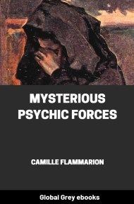 cover page for the Global Grey edition of Mysterious Psychic Forces by Camille Flammarion