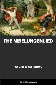 cover page for the Global Grey edition of The Nibelungenlied by Daniel B. Shumway